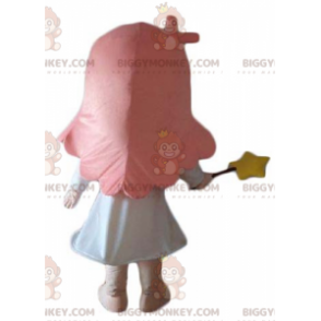 Costume de mascotte BIGGYMONKEY™ de petite fille de fée de