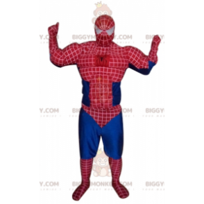 BIGGYMONKEY™ Maskottchenkostüm von Spiderman, dem berühmten