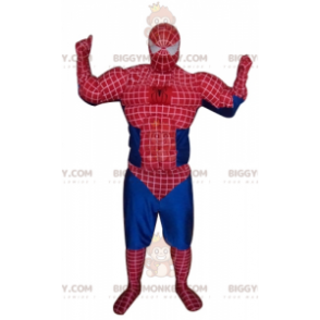 Costume de mascotte BIGGYMONKEY™ de Spiderman le héros de BD -