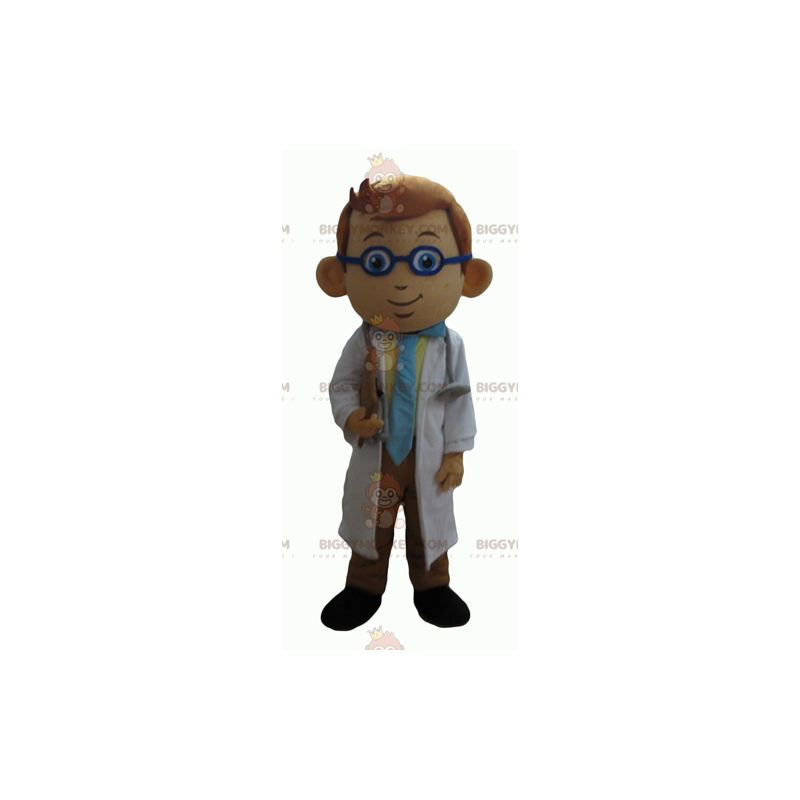 Costume de mascotte BIGGYMONKEY™ de médecin de docteur en