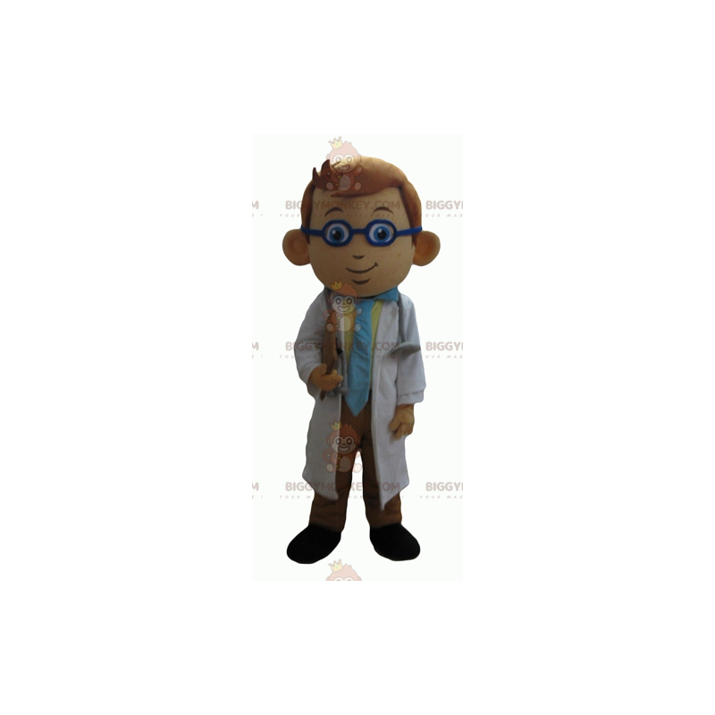 Doctor Mascot Costume BIGGYMONKEY™ Doctor in White Coat -