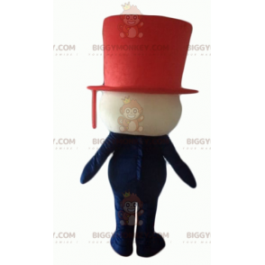 Costume da pupazzo di neve BIGGYMONKEY™ con cappello a cilindro