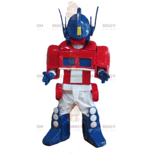 Costume da mascotte Transformers Blu Bianco Rosso Robot