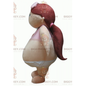Fat Baby Obese Girl BIGGYMONKEY™ Mascot Costume -
