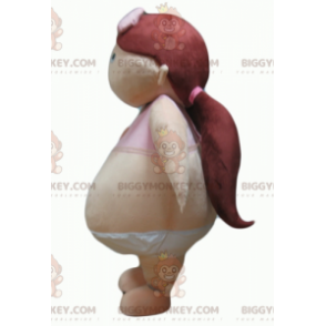Fat Baby Obese Girl BIGGYMONKEY™ Mascot Costume -