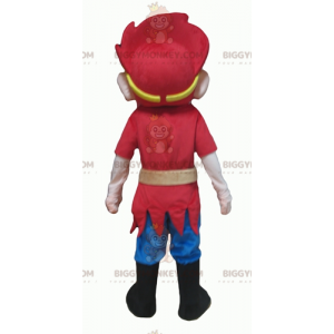 Traje de mascote de duende de personagem de videogame