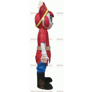 Traje de mascote de duende de personagem de videogame