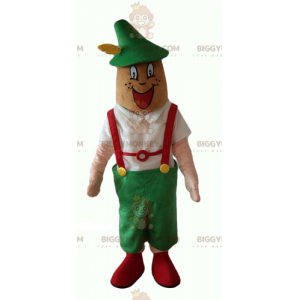 Disfraz de mascota tirolesa BIGGYMONKEY™ con vestido