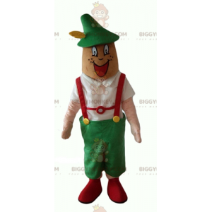 Tyrolean BIGGYMONKEY™ Mascot Costume in Traditional Austria