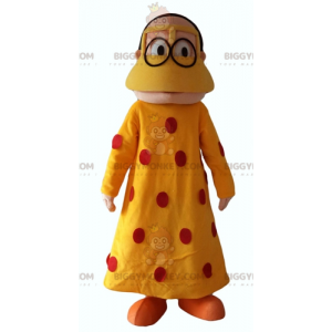 Costume da mascotte BIGGYMONKEY™ da donna orientale con abito