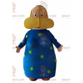Traje de mascote de mulher oriental BIGGYMONKEY™ com vestido
