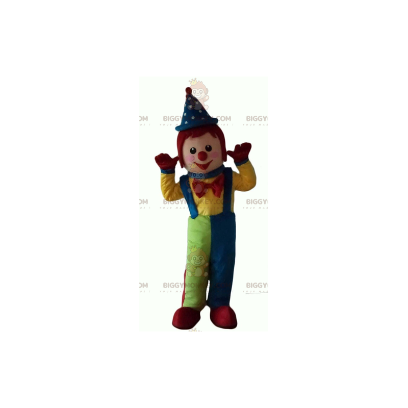 Kostým velmi usměvavého vícebarevného klauna BIGGYMONKEY™