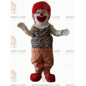 Velmi realistický a působivý kostým maskota klauna BIGGYMONKEY™