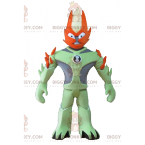 Costume de mascotte BIGGYMONKEY™ de personnage fantastique vert