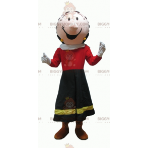 Costume de mascotte BIGGYMONKEY™ d'Olive la compagne de Popeye