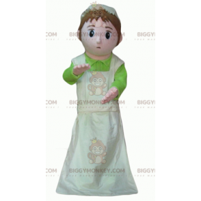 Cartoon Housekeeper BIGGYMONKEY™ Mascot Costume -