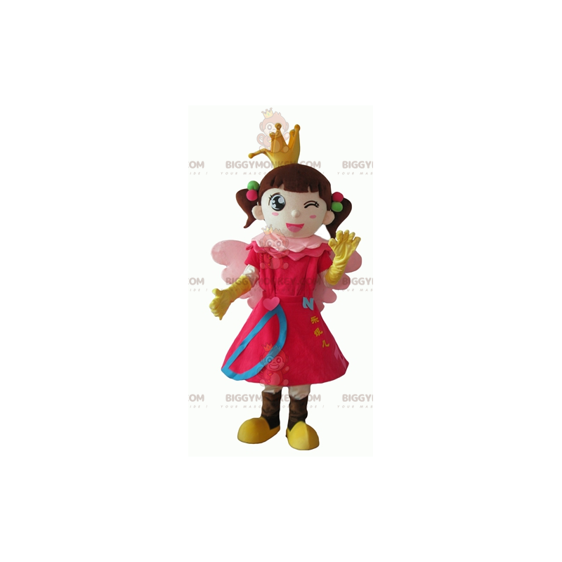 Disfraz de mascota Little Fairy Princess Girl BIGGYMONKEY™ -