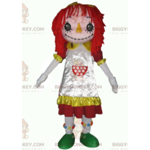 Fantasia de mascote de boneca ruiva BIGGYMONKEY™ para boneca –