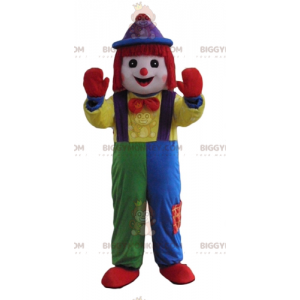 Costume da clown BIGGYMONKEY™ da clown multicolore molto