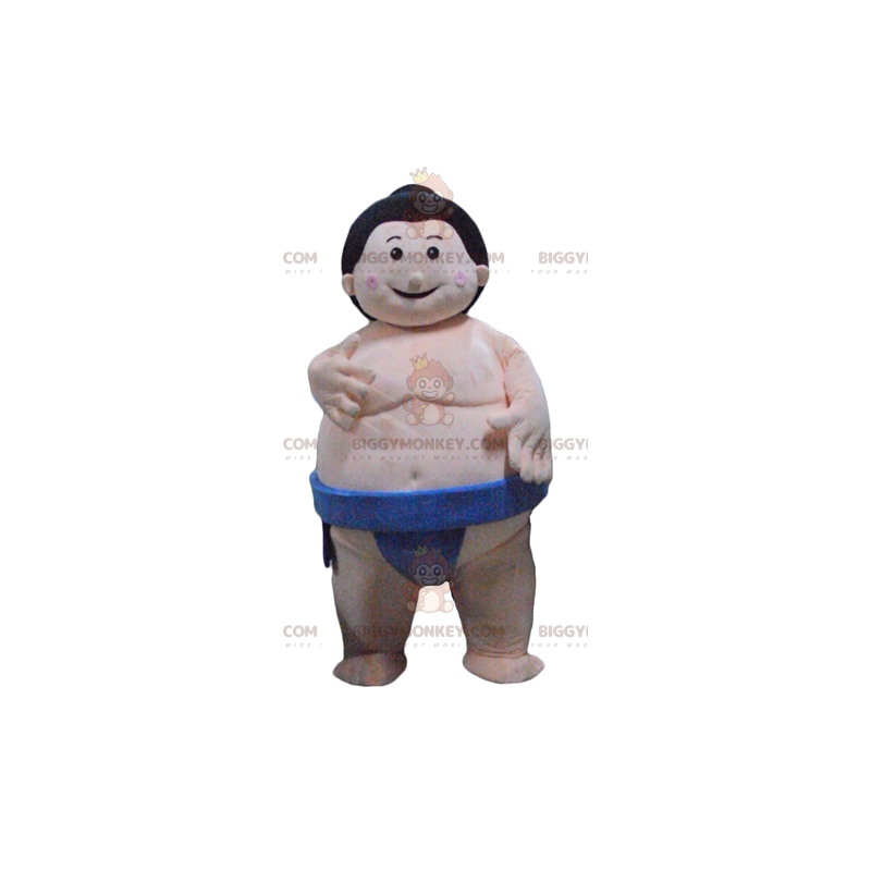 Costume de mascotte BIGGYMONKEY™ de sumo de gros lutteur