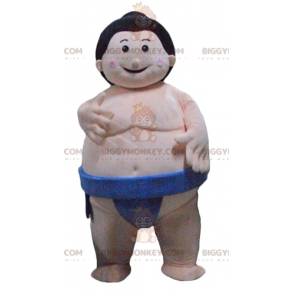 Costume de mascotte BIGGYMONKEY™ de sumo de gros lutteur