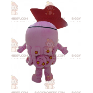 Fantasia de mascote de polvo gigante rosa BIGGYMONKEY™ com