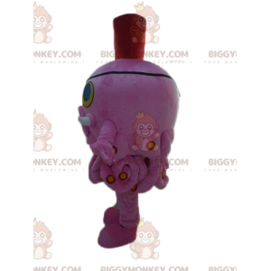 Costume de mascotte BIGGYMONKEY™ de pieuvre rose géante avec un