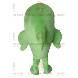 Delphin BIGGYMONKEY™ Maskottchen-Kostüm für große grüne und