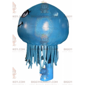 BIGGYMONKEY™ Giant Smiling Blue Jellyfish Mascot Costume -