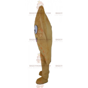 Giant Smiling Yellow Starfish BIGGYMONKEY™ Mascot Costume –