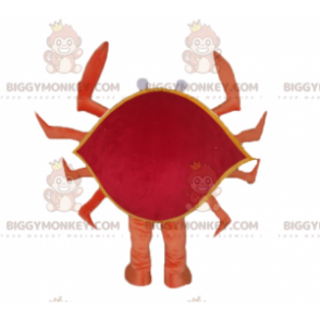 Disfraz de mascota BIGGYMONKEY™ de cangrejo gigante, naranja