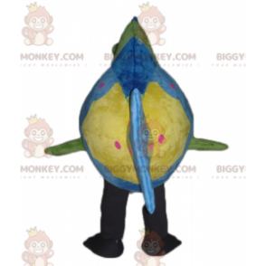 Costume de mascotte BIGGYMONKEY™ de poisson très joli et coloré