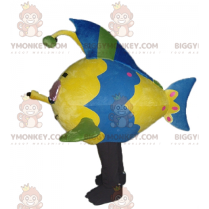 Costume de mascotte BIGGYMONKEY™ de poisson très joli et coloré