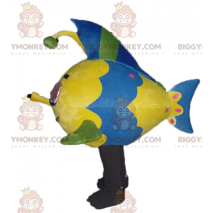 Very cute and colorful fish BIGGYMONKEY™ mascot costume -