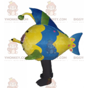 Meget sød og farverig fisk BIGGYMONKEY™ maskot kostume -