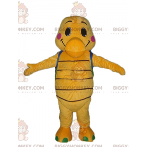 Costume de mascotte BIGGYMONKEY™ de tortue orange et verte avec