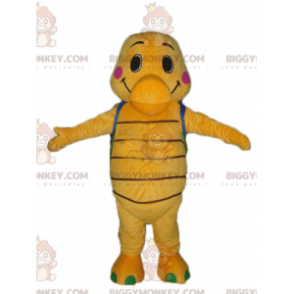 Costume de mascotte BIGGYMONKEY™ de tortue orange et verte avec