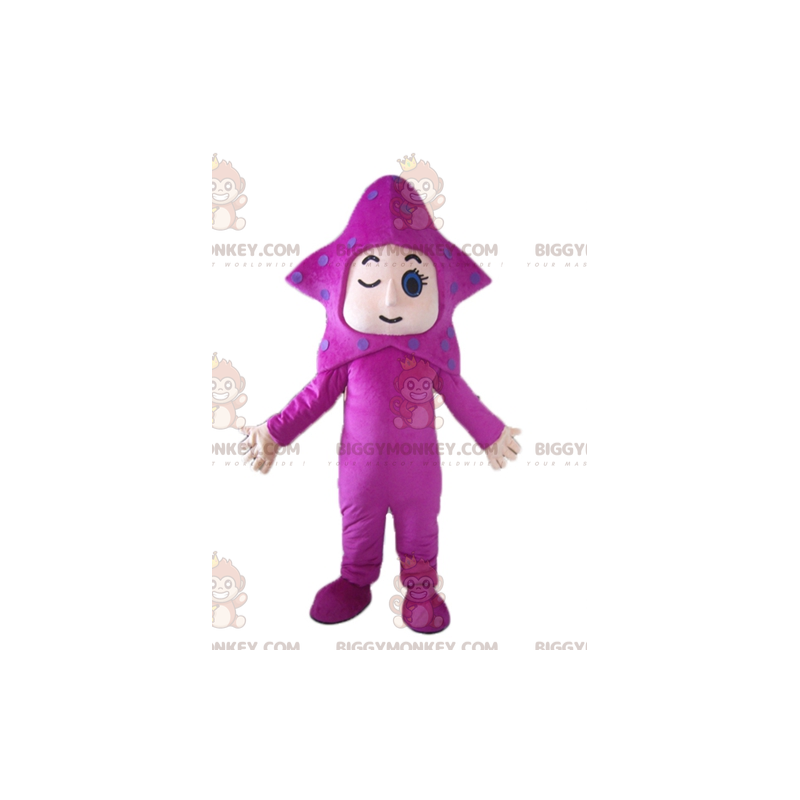 Costume da mascotte Giant Starfish Pink Star BIGGYMONKEY™ -