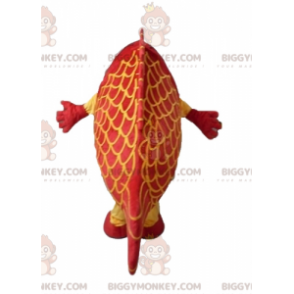 Fantastico costume da mascotte BIGGYMONKEY™ pesce gigante rosso