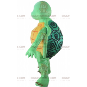 Costume mascotte BIGGYMONKEY™ tartaruga arancione e verde di