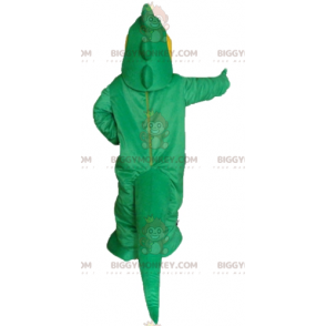 Giant Green and Yellow Crocodile BIGGYMONKEY™ Mascot Costume -
