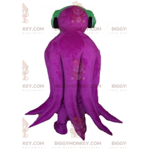 BIGGYMONKEY™ paarse reuzenoctopus mascottekostuum met