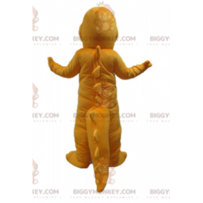 Costume de mascotte BIGGYMONKEY™ de crocodile orange géant et