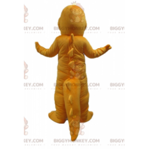 Giant Colorful Orange Crocodile BIGGYMONKEY™ Mascot Costume -
