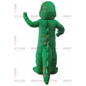 Costume mascotte BIGGYMONKEY™ coccodrillo gigante verde e