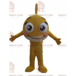 Costume da mascotte BIGGYMONKEY™ di pesce giallo gigante molto