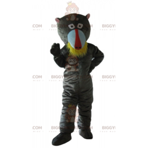 BIGGYMONKEY™ Costume mascotte scimmia babbuino grigio -