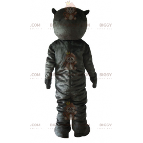 BIGGYMONKEY™ Costume mascotte scimmia babbuino grigio -