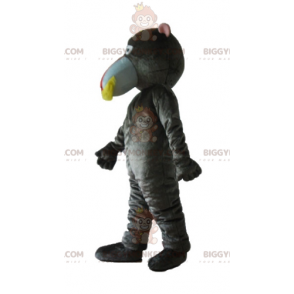 BIGGYMONKEY™ Costume mascotte scimmia babbuino grigio -