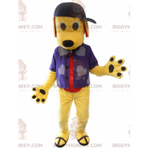 Costume de mascotte BIGGYMONKEY™ de chien jeune habillé en